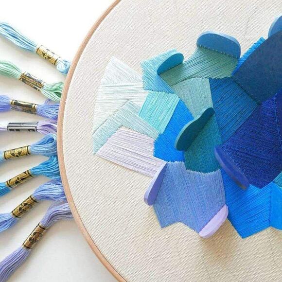 3 Pieces Embroidery Hoops Bamboo Circle Cross Stitch Hoop Set for Art Craft - Picture 3 of 9